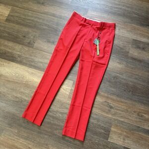 NWT G/FORE Red Golf Pants Tour Straight Leg‎ Stretch Men's Size 32x30 RED